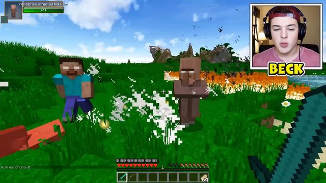 Minecraft HEROBRINE MOD | SUMMON HEROBRINE AND TRY TO SURVIVE!! смотреть онлайн