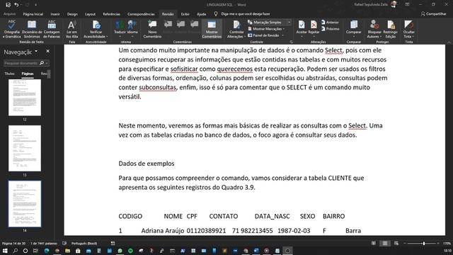 LINGUAGEM SQL DEFINIÇÃO E MANIPULAÇÃO DE DADOS смотреть онлайн