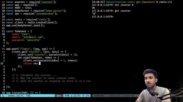 Securing JWTs using Redis | JWT NodeJS смотреть онлайн