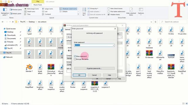 zip file set pass word смотреть онлайн