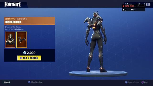 New Skin Update! * New* "Oblivion" Female Omega Skin New Skins in Fortnite (Fortnite Live) смотреть онлайн