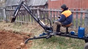 Самодельный экскаватор