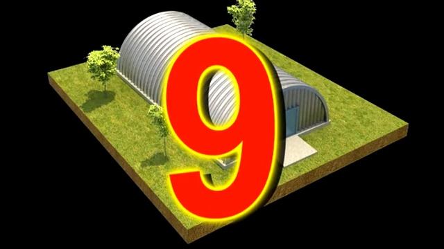 Этапы строительства бескаркасного ангара