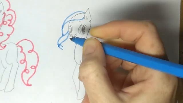 Как нарисовать пони Прическа How to Draw Pony hair смотреть онлайн