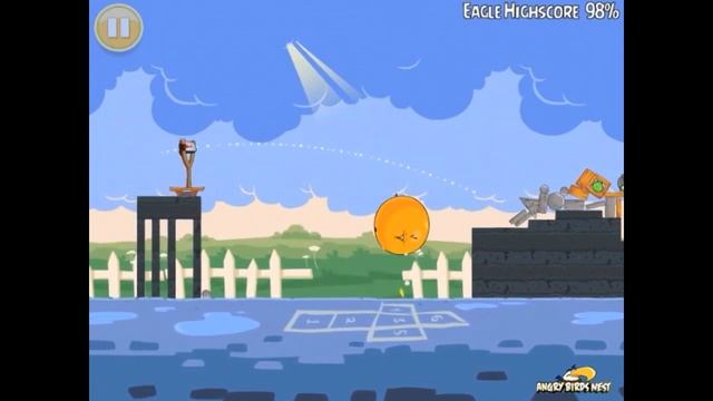 Angry Birds Seasons Back to School 1-16 100% Feather Mighty Eagle Walkthrough смотреть онлайн