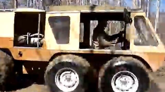 Самодельный шестиколёсный вездеход смотреть онлайн