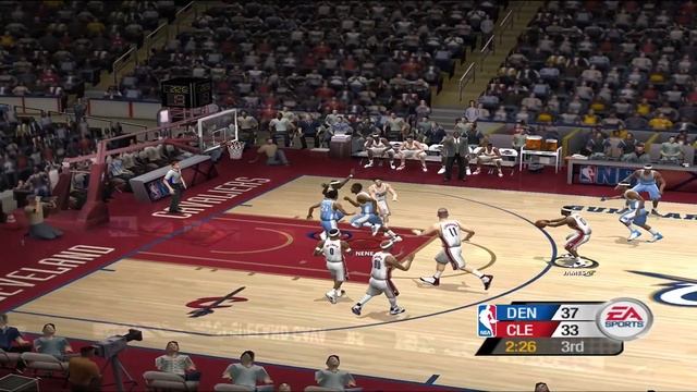 NBA Live 2005 - Cavaliers vs. Nuggets - LeBron vs. Melo - PC Gameplay - NLSC Online Co-Op смотреть онлайн