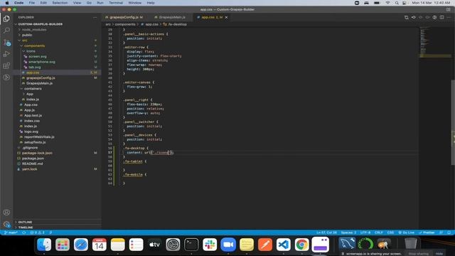 Change Icons with Css in Grapes Js Builder | Tutorial - 12 | Grapes Js webpage Builder смотреть онлайн