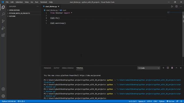 1. first gui in tkinter python | смотреть онлайн