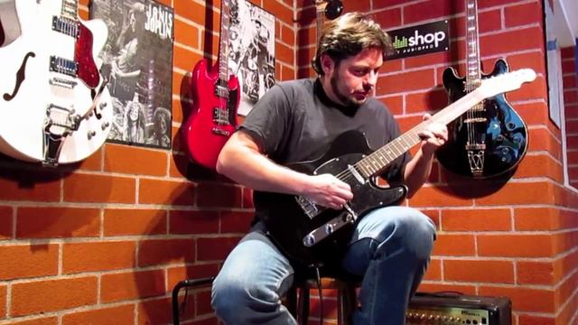 Tester Telecaster Black Vintage Marca Sunsmile Audioshop смотреть онлайн