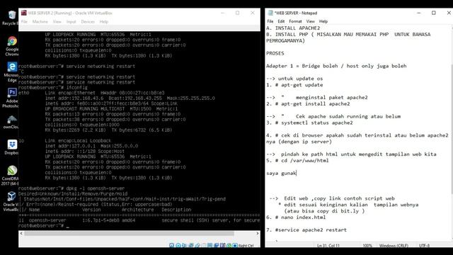 Tutorial Konfigurasi Web Server Debian 8 смотреть онлайн