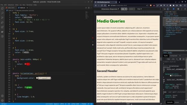 CSS: როგორ გამოვიყენოთ Media Query? смотреть онлайн