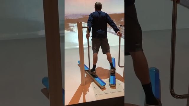 Ski Jump Simulator at Winter Olympics Museum in Sapporo смотреть онлайн