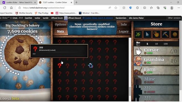 0 cookies Cookie Clicker and 1 more page Personal Microsoft Edge 2023 09 24 12 52 18 смотреть онлайн