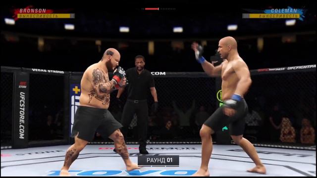 UFC 4 тяжелый вес МУЖЧИНЫ Action Bronson (США) - Mark Coleman (США) смотреть онлайн