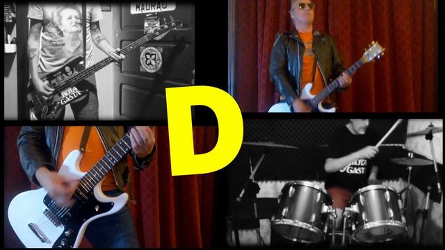 Ramones Guitar Play-along - DANNY SAYS -Johnny Ramone style guitar, Les Paul Jr DC, Fender, Yam etc смотреть онлайн