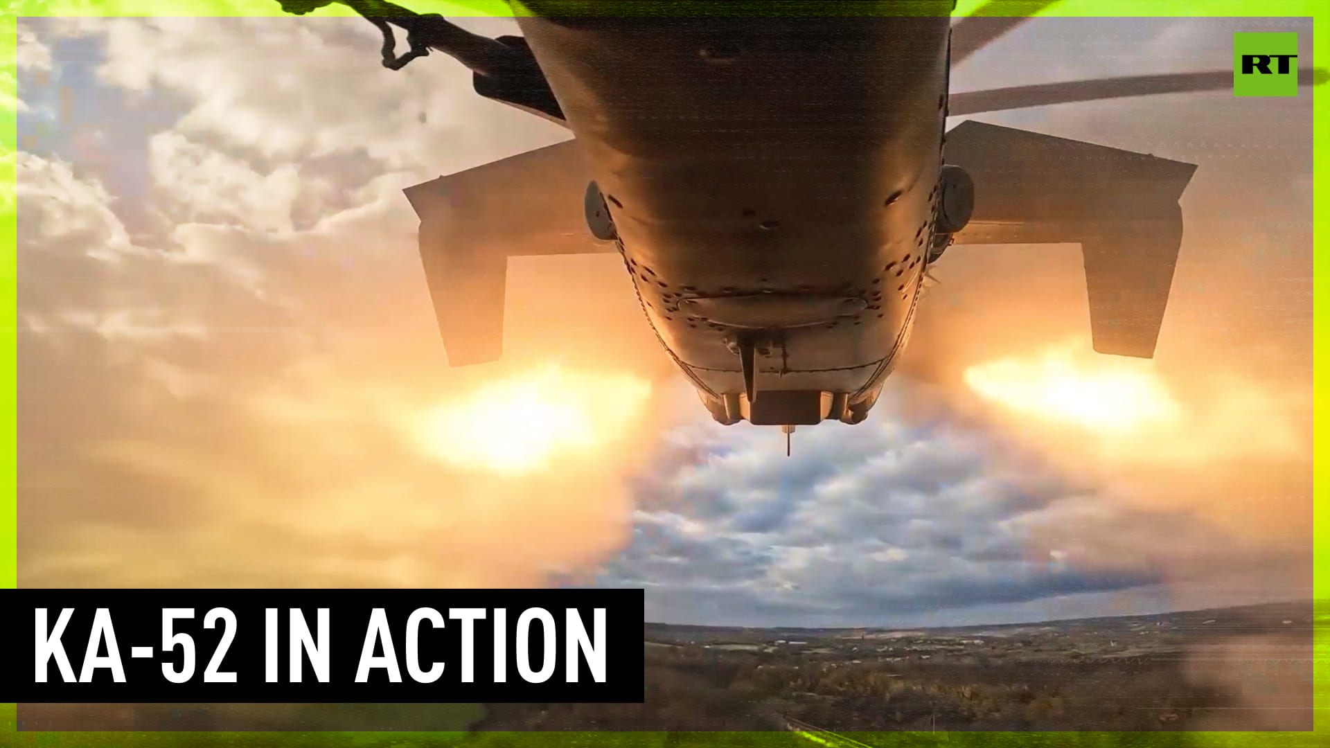Russian Ka-52 Choppers Filmed In Combat