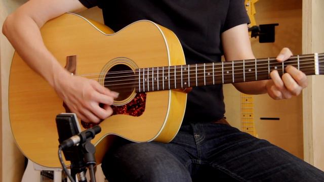Guild Westerly Serues F2512E Archback 12 string Jumbo electro Acoustic demo смотреть онлайн