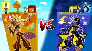 ЧАНК СОЛНЦЕ против ЧАНКА ЛУНЫ в майнкрафт ! SUNNYDROP VS MOONDROP FNAF SECURITY BREACH MINECRAFT SCP