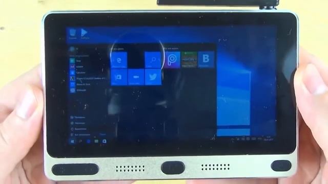 GOLE1 Мини ПК с экраном на Intel Z8300, подробный обзор смотреть онлайн