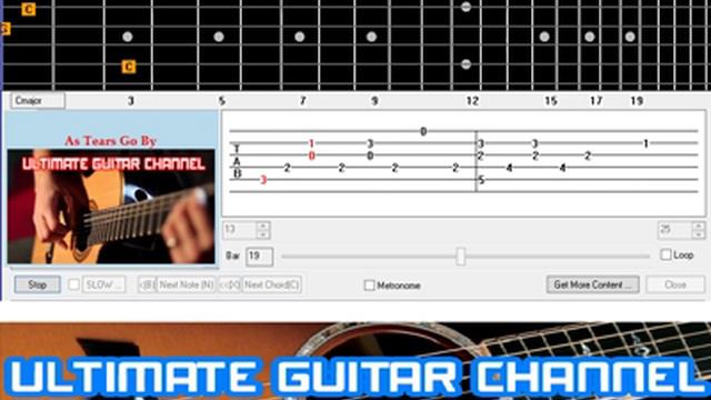 [Guitar Solo Tab] As Tears Go By (The Rolling Stones) смотреть онлайн