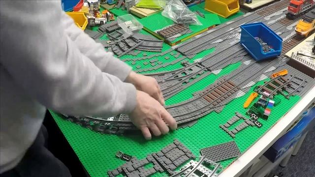 LEGO Train Track Setup and Station Expansion! Massive Train Station and 4 Bridges! смотреть онлайн