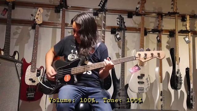 Squier Affinity Jaguar Bass H Soundtest! [No talking] смотреть онлайн
