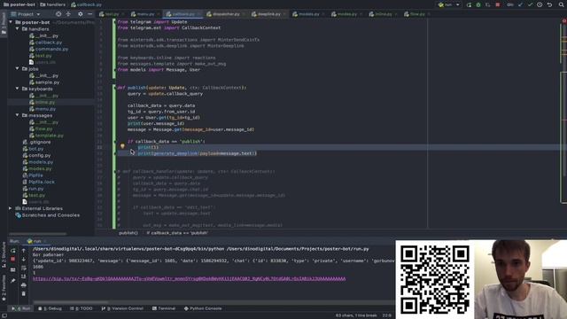 Telegram бот на Python с нуля (часть 2) смотреть онлайн