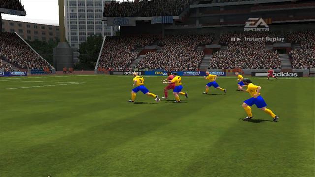 Ronaldinho Goal Kick Rips The Net 1080p HD (Fifa 06 Game) смотреть онлайн