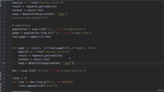 3. Scraping Multiple Pages with Beautiful Soup 3. Pagination смотреть онлайн