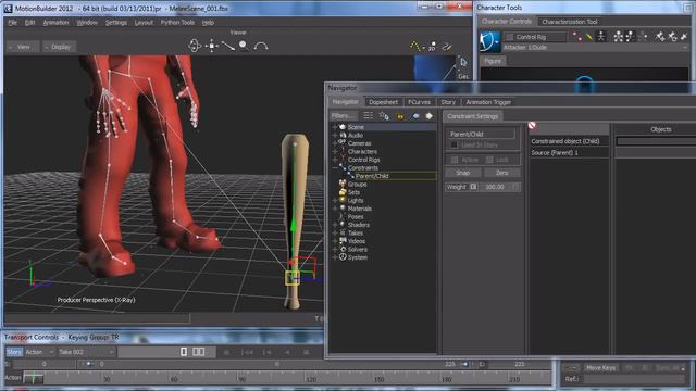 Autodesk MotionBuilder - Motion Capture Production Pipeline