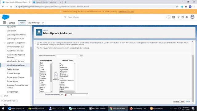 16 How to Mass transfer leads & accounts salesforce | Picklist in salesforce |Chennai Folks Trainin смотреть онлайн
