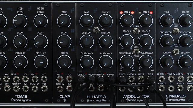 Erica Synths Hi-Hats A demo смотреть онлайн