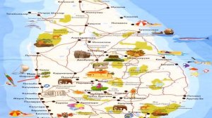 шри ланка достопримечательности на карте