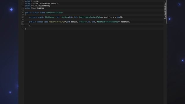 Эксперименты с Unity #10 API модификации контактов смотреть онлайн