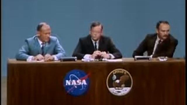 Apollo 11 Facts: Post Flight Press Conference Neil Armstrong Buzz Aldrin Official NASA Film смотреть онлайн