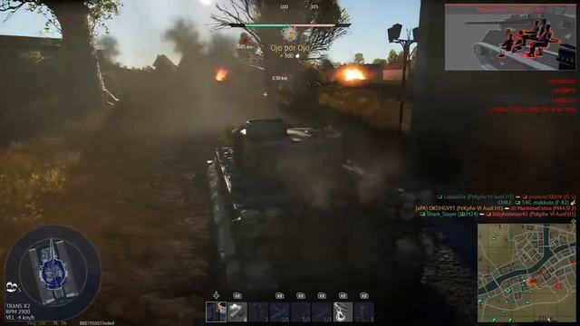 Multi kill with Tiger H1 (War thunder). смотреть онлайн