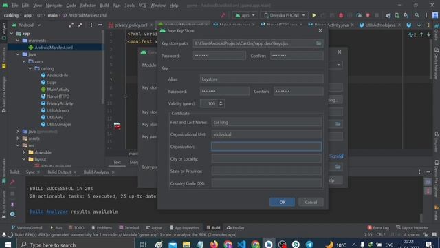 How to create signed Bundle file in Android Project for Play Store 2023 смотреть онлайн