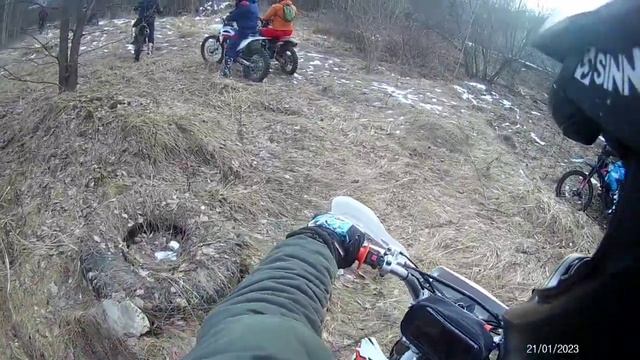 Субботняя покатушка Группировка Центр Эндуро Курск 22.01.2023 г.