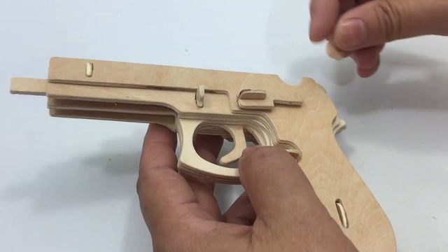 DIY Miniature Pistols ~ 3D Wooden Puzzle смотреть онлайн