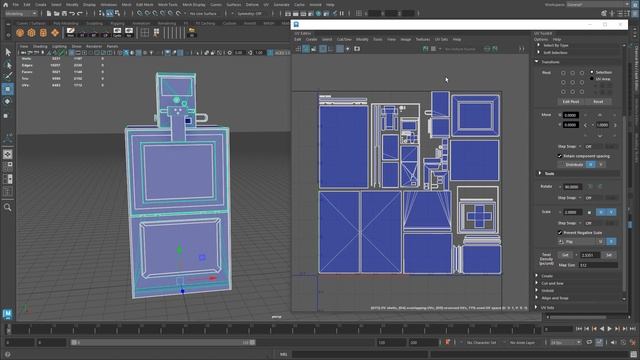 Maya Quick Tip 14: How to Display Percentage Stat of Used UV Space Inside the UV Editor смотреть онлайн
