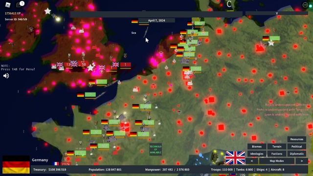 Forming the EU as Germany - ROBLOX RISE OF NATIONS смотреть онлайн