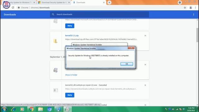 How to fix Kernel32.dll Error || Kernal32.Dll file Missing || Kernel32 Error problem Solved ??? смотреть онлайн