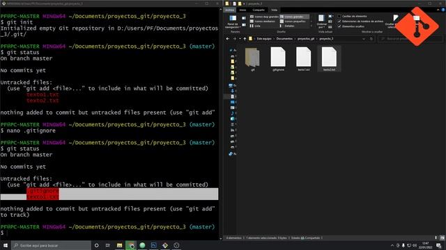 ¿Cómo ignorar archivos y directorios en Git? - Curso Git y GitHub - Capítulo 10 смотреть онлайн