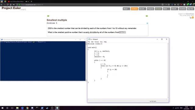 Project Euler in C #5: Smallest Multiple смотреть онлайн