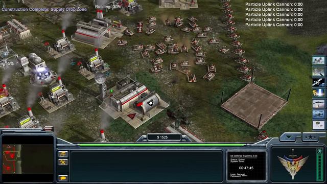 Command Conquer Generals Zero Hour Usa Laser 1 vs 7 Hard Generals (Last Stand) 10K GOLD смотреть онлайн