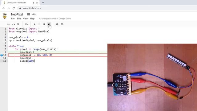 Neopixels with Python and the micro:bit смотреть онлайн