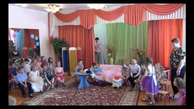 С.Михалков "Про мимозу" инсценировка группы № 3 детского сада № 675 ко Дню театра 28.03.13. смотреть онлайн