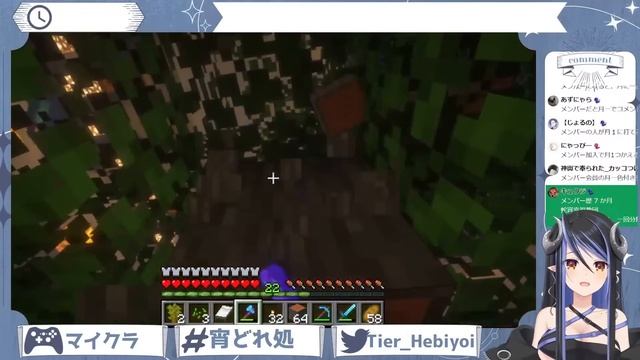 【Minecraft】げりらってことです【 蛇宵ティア / ななしいんく 】 смотреть онлайн