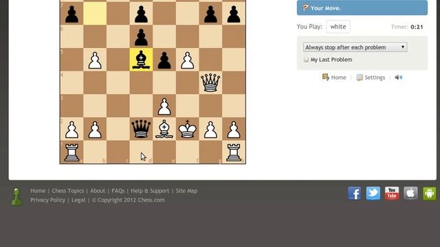 Tactics Trainer Feature on Chess.com смотреть онлайн